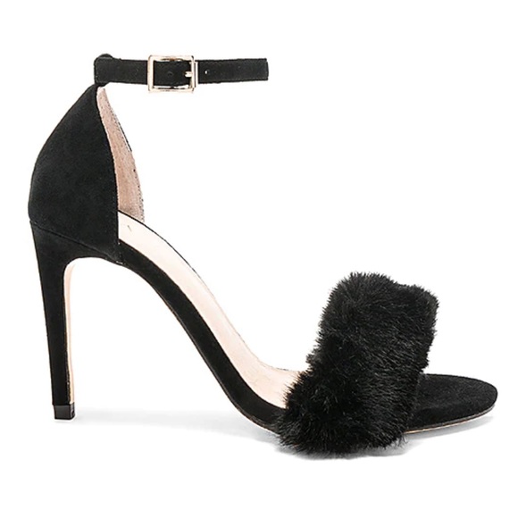 Revolve Raye Holmes Faux Fur Sandal - Picture 1 of 5